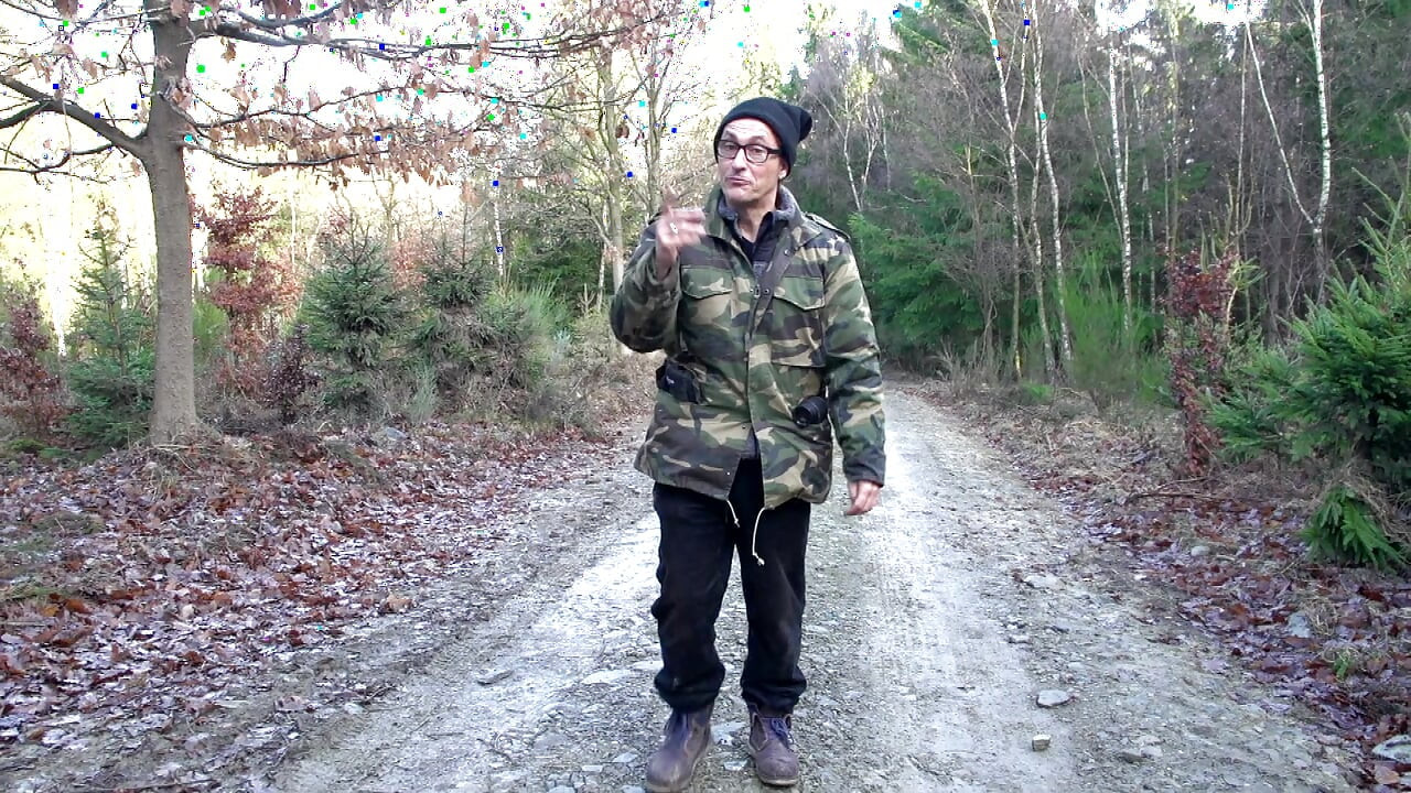 Wild Forest DP Fuck Inked Babe Outdoor