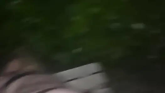 He Fucks My Pussy and Ass Outdoors on a Pallet