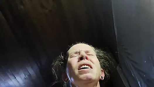 Brunette with big tits fucked and facial