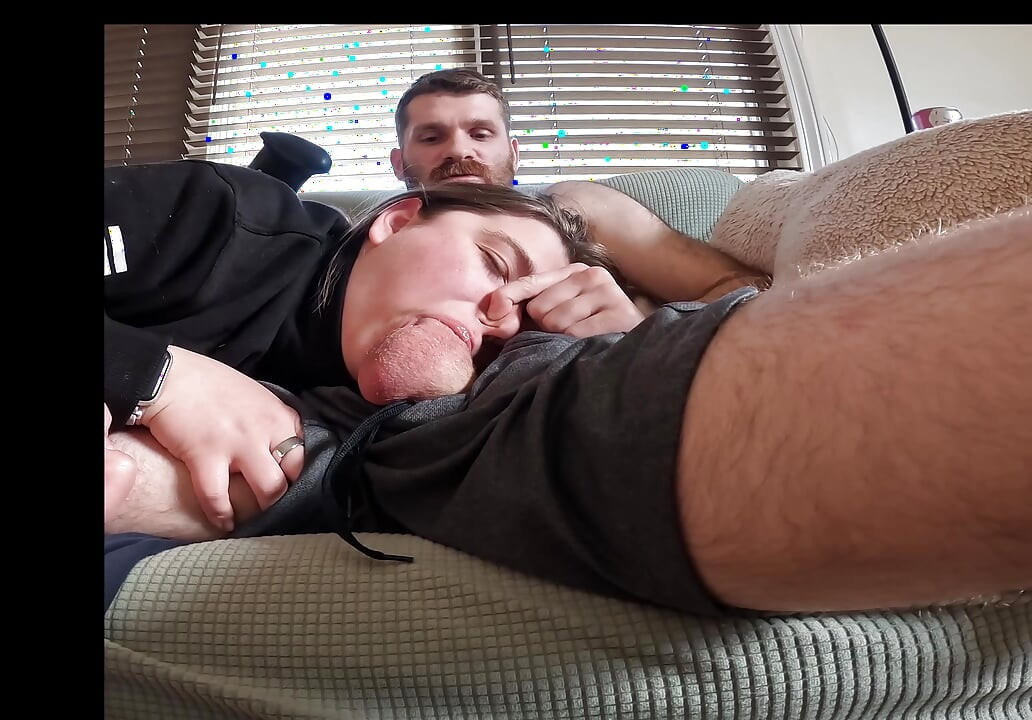 Chugging dick while I play video games