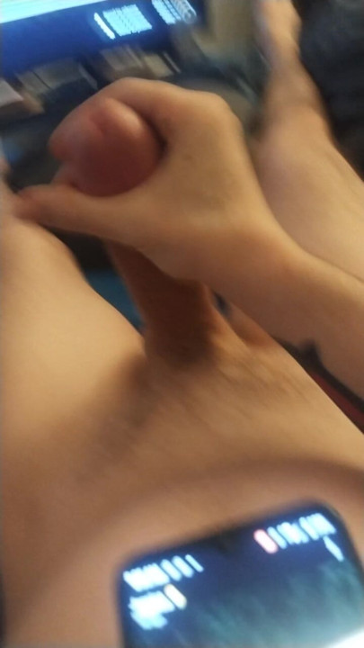 Jerking off cumshot