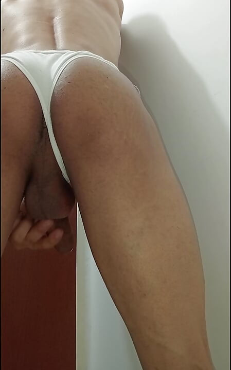 Cute hot schoolgirl showing her panties under her skirt with pov surprise, come and bust my ass