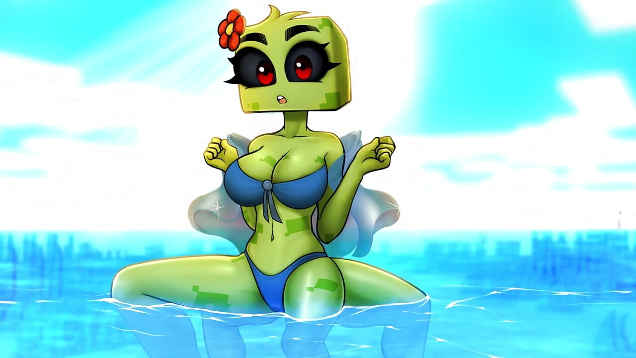 Minecraft Nadržené řemeslo - Část 15 - Plavky Creeper od Loveskysanhentai