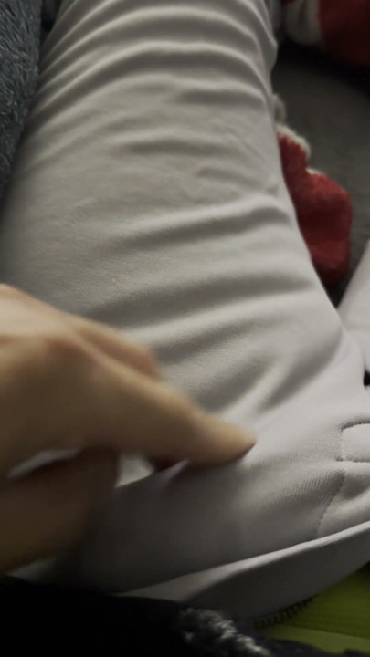 Soldier Jerking off in baseball pants after a morning game wearing a yellow jock! | Clip 2