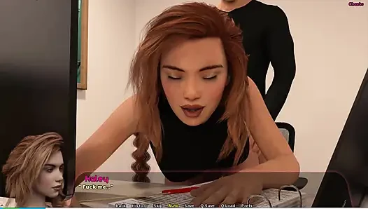 Haley hikayesi #13 - Adriana Johannes'e oral seks yaptı... Haley ve... gece dışarıda... Johannes banyoda Haley'i sikiyor