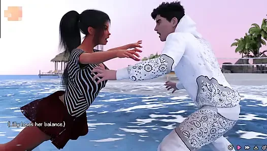 Pure love #2: lily ngocok kontol dan telan sperma hangat jack