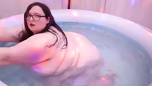 BBW SSBBW schüttelt den arsch spielt mit fupa-hintern