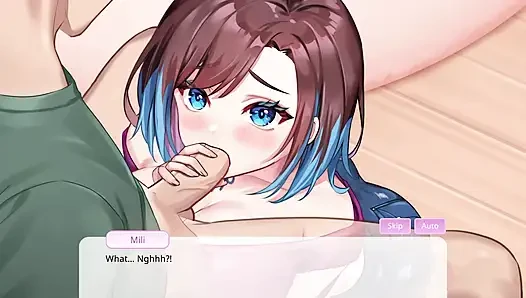 Haruka gives the greatest Asian blowjobs while horny