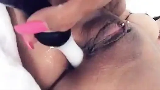 Sticky pussy and anal masturbation by Lela Star