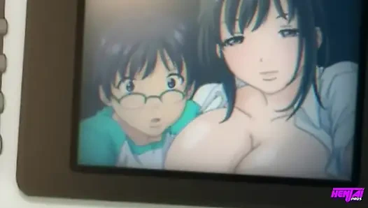 HENTAI PROS - Busty Beauties Settle Their Feelings By Sharing A Wild Threesome With Their Hard Neighbor