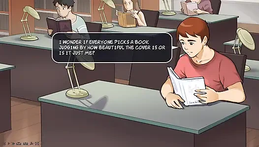 I got special treatment from the girl I met in the library video game porn