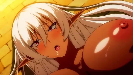 Witchy sluts get fucked hard in the world of magicians ! Kyonyuu Elf Oyako Saimin hentai porn, hentai sex scenes