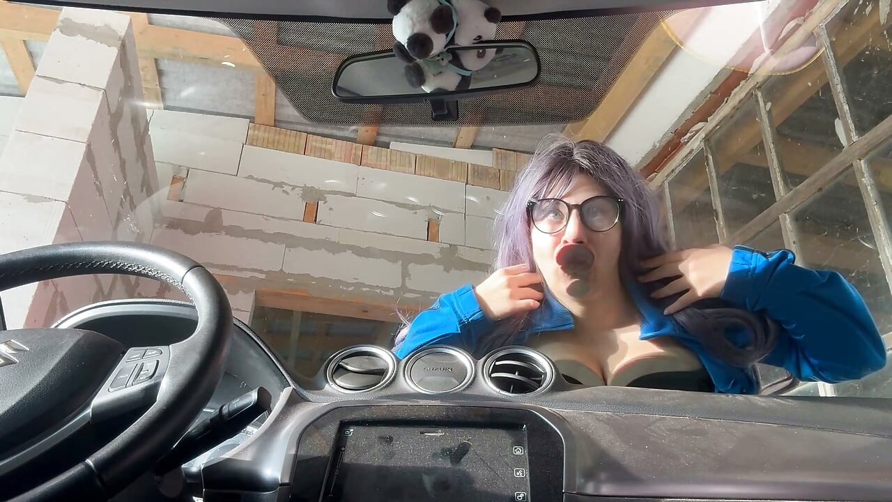 I Make Silly Faces at My Car I Press My Face, My Mouth, and My Tongue Against the Glass Window, and Then I Make Silly Faces.