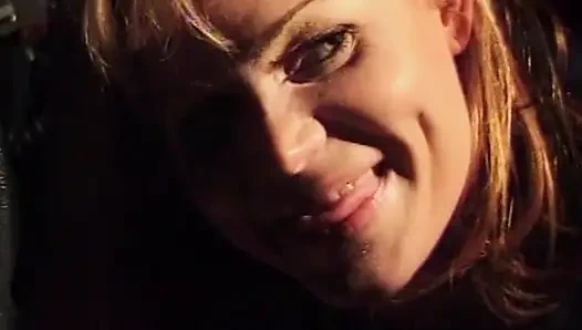 Wilde Taxifahrt: Ekstase'de sarışın schönheit