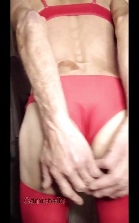 Cdmichelle Weariing Red Spodní Prádlo