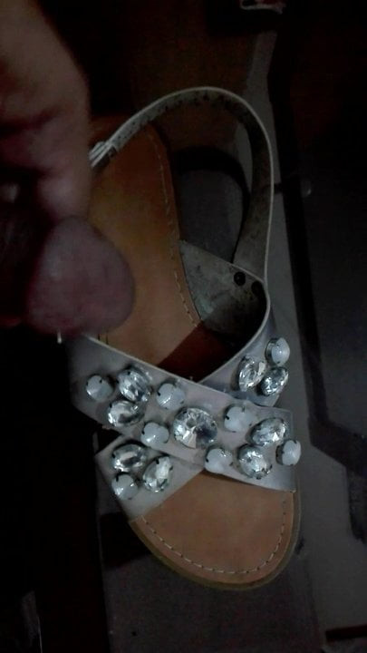 Cumming on her favorite sandals