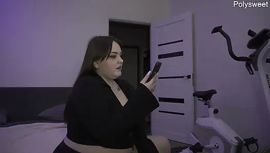 Porn story -  Call me Senhora while I'm fucking you with a strap-on!