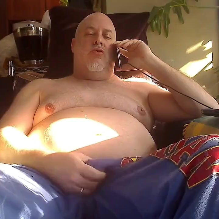 Urso se masturba para você em Pjs do Super-Homem