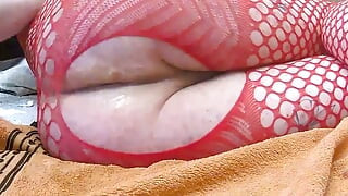 Sissy anal fuck dildo