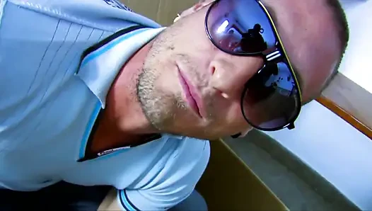 Really rough sex scene with big toys