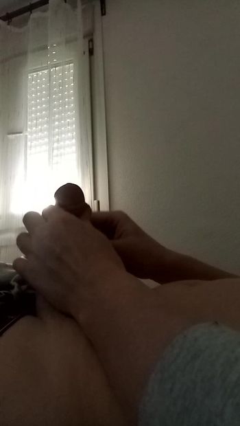 I saw my stepmom watching me take a shower and asked for a video of my erect cock  #15