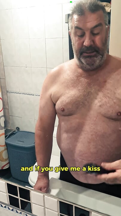 Before the Fight - Silver Stepdaddy Boxer POV