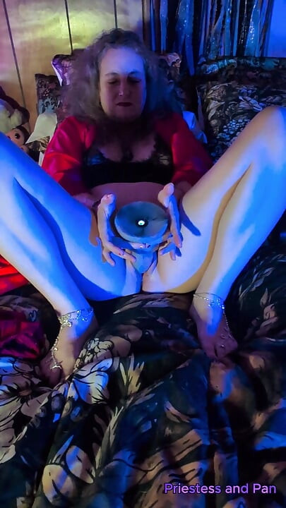 Elara and Pan have fun with her beautiful feet!