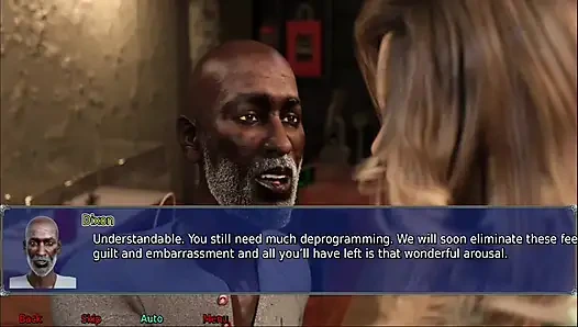 Ofis karısı #18 - Nate ve Angelo iş yerinde Stacy'yi sikiyor.