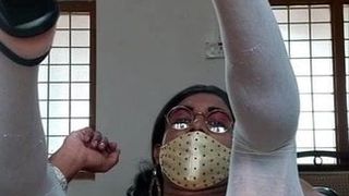 Indian crossdresser slut Lara D'Souza sexy video