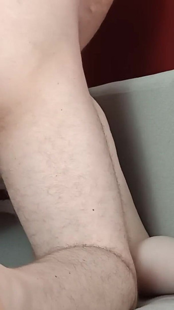 Captivating moment from "Sex on the sofa on a holiday day"
