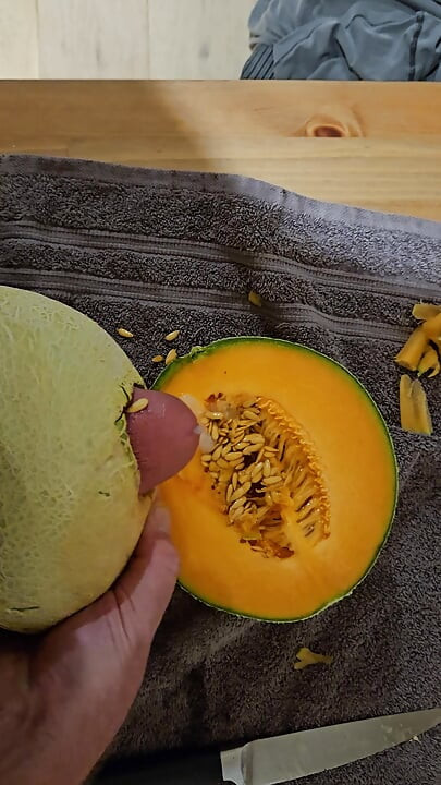 Fucking a melon