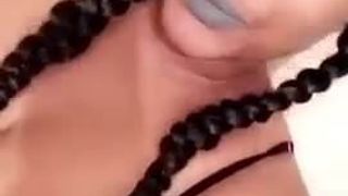 Bbw ébano MILF siendo cachonda