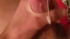 Lovely big cock cumming would love to suck it dry
