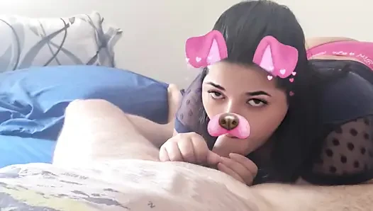 Mengisap penis besar