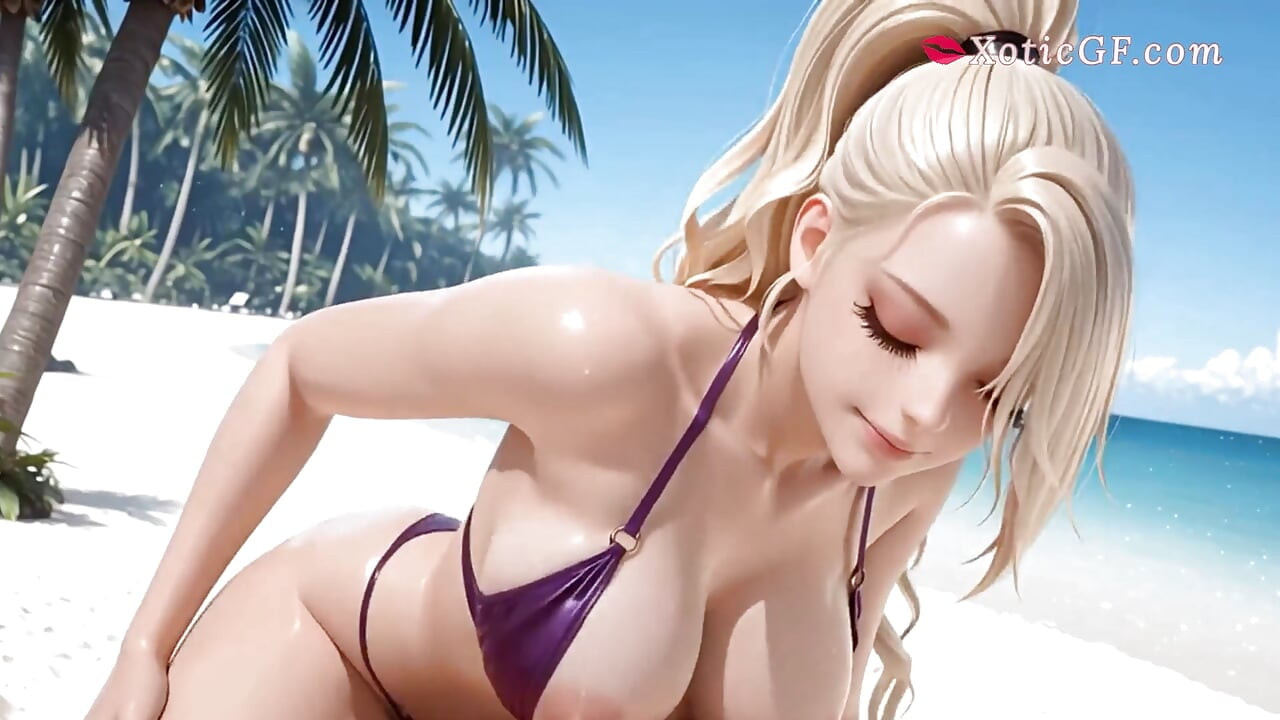 Exotische Yamanaka wordt hard geneukt op zomervakantie (3D-animatie)
