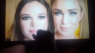 Danielle panabaker y caity lotz - cum tributo