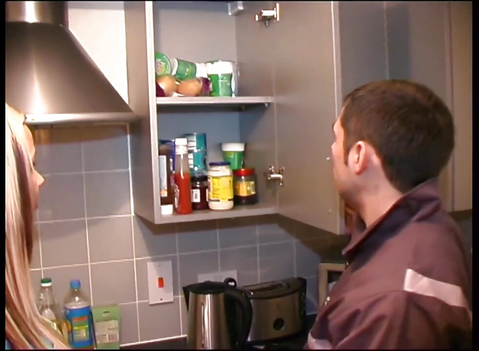 Amateur keukenseks met stel