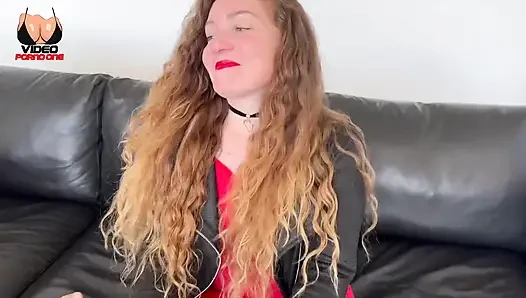 A Beautiful Curvy and Tattooed Naughty Girl Wanted to Test a Good Fuck with 2 Beautiful Cocks!