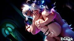 Furina wird von neuvillette hardcore gefickt - Genshin Impact Porno, Hentai, imprägniert, erweiterter film, creampie, Dragk-Folcalors