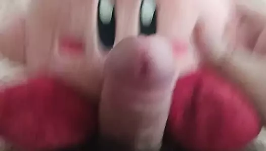 kirby peluş ile oynamak
