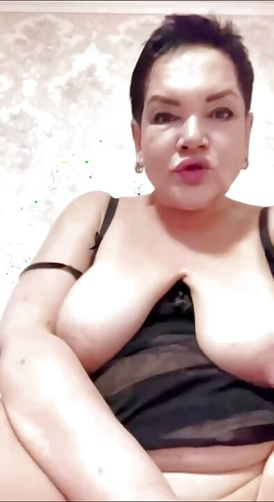 Mistress Fucks Her beautiful pussy Close-Up