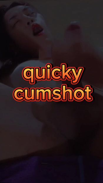 Quicky cumshot