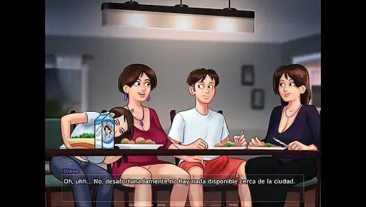 I walk into my stepmom's bed and we end up making love - summertime saga