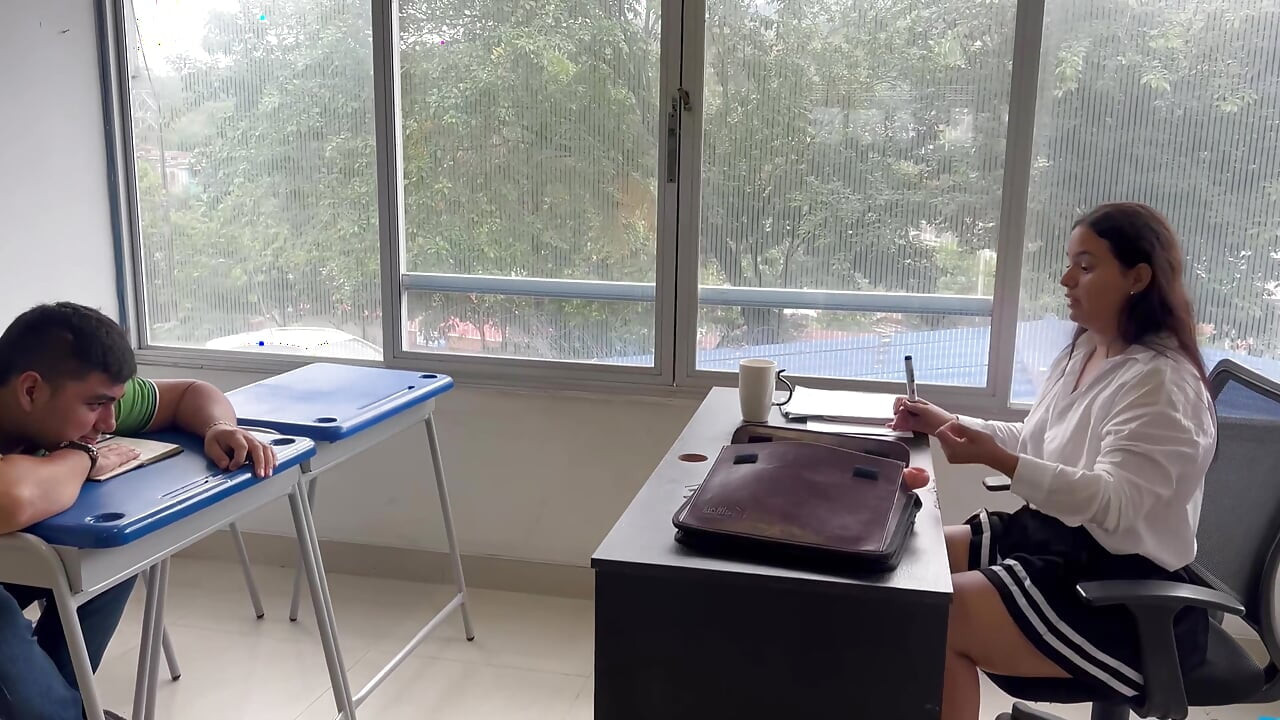 I Fuck the English Teacher Hard During Class