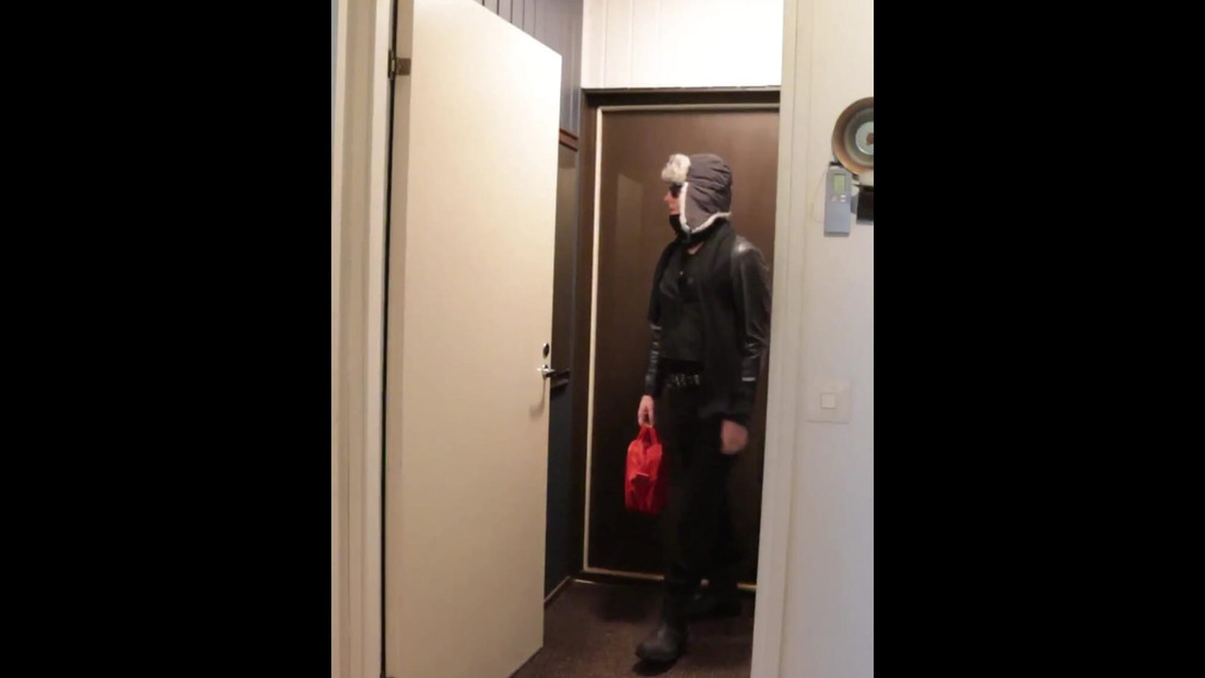 Me testing winter outfit for the next winter.