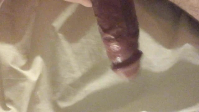 Stroking my big hard 8 inch cock for you!