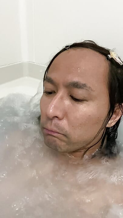 The semen that didn't come out is getting hard,