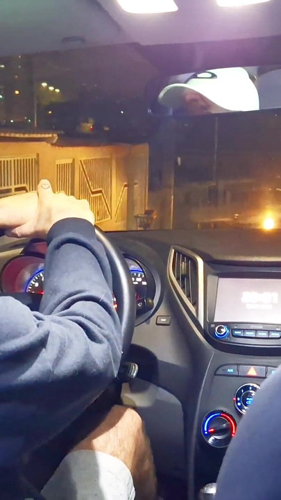 Epic moment from "Married woman shows her ass to the app driver and they end up having sex inside the car"