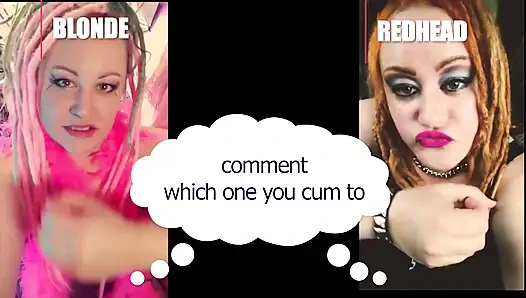 Hangisinin seni sarışın ya da kızıl saçlı heteroseksüel versiyonuna boşalttırdığına yorum yap