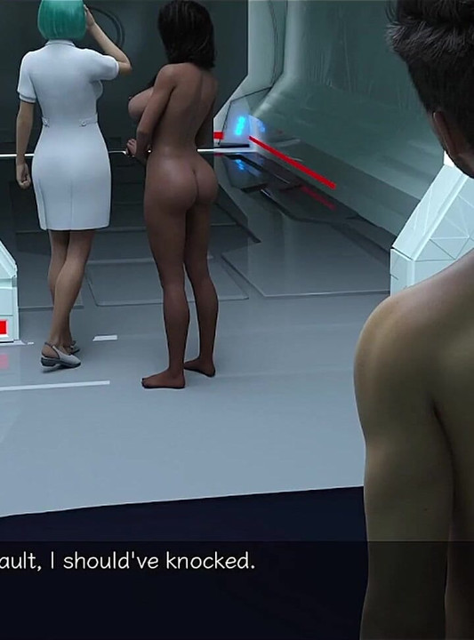 Stranded in Space - Hot Busty Ebony MILF Plays with Her Pussy and Begs Me to Fuck Her in Her Bed